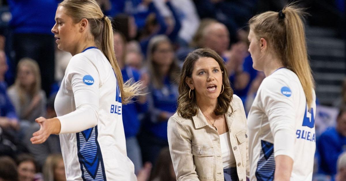 Creighton volleyball coach Kirsten Bernthal Booth signs new contract extension