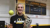 Taking over at third base, Jordan Ogean turns up the defensive volume for St. Laurence. ‘She’s a vacuum cleaner.’