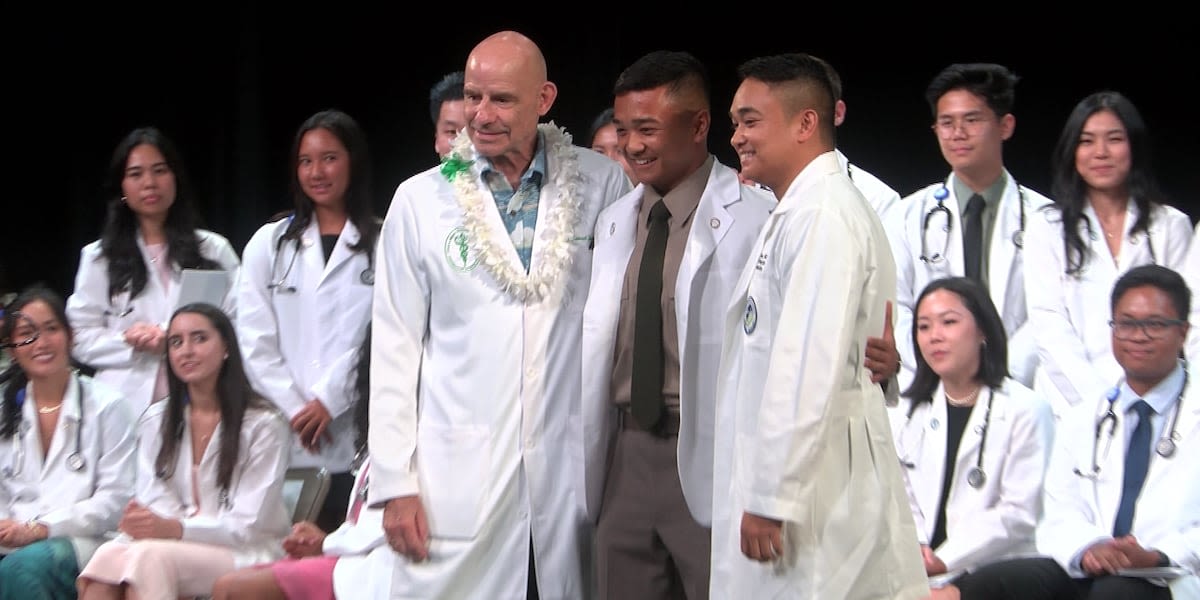 77 physicians-to-be receive their white coats in a state in need of doctors