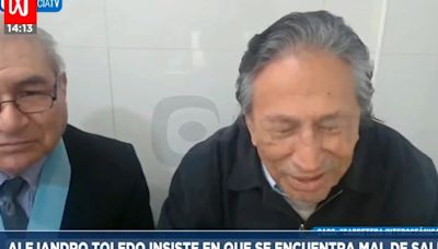 Alejandro Toledo solloza en audiencia y vuelve a pedir ayuda médica: “No estoy bien”