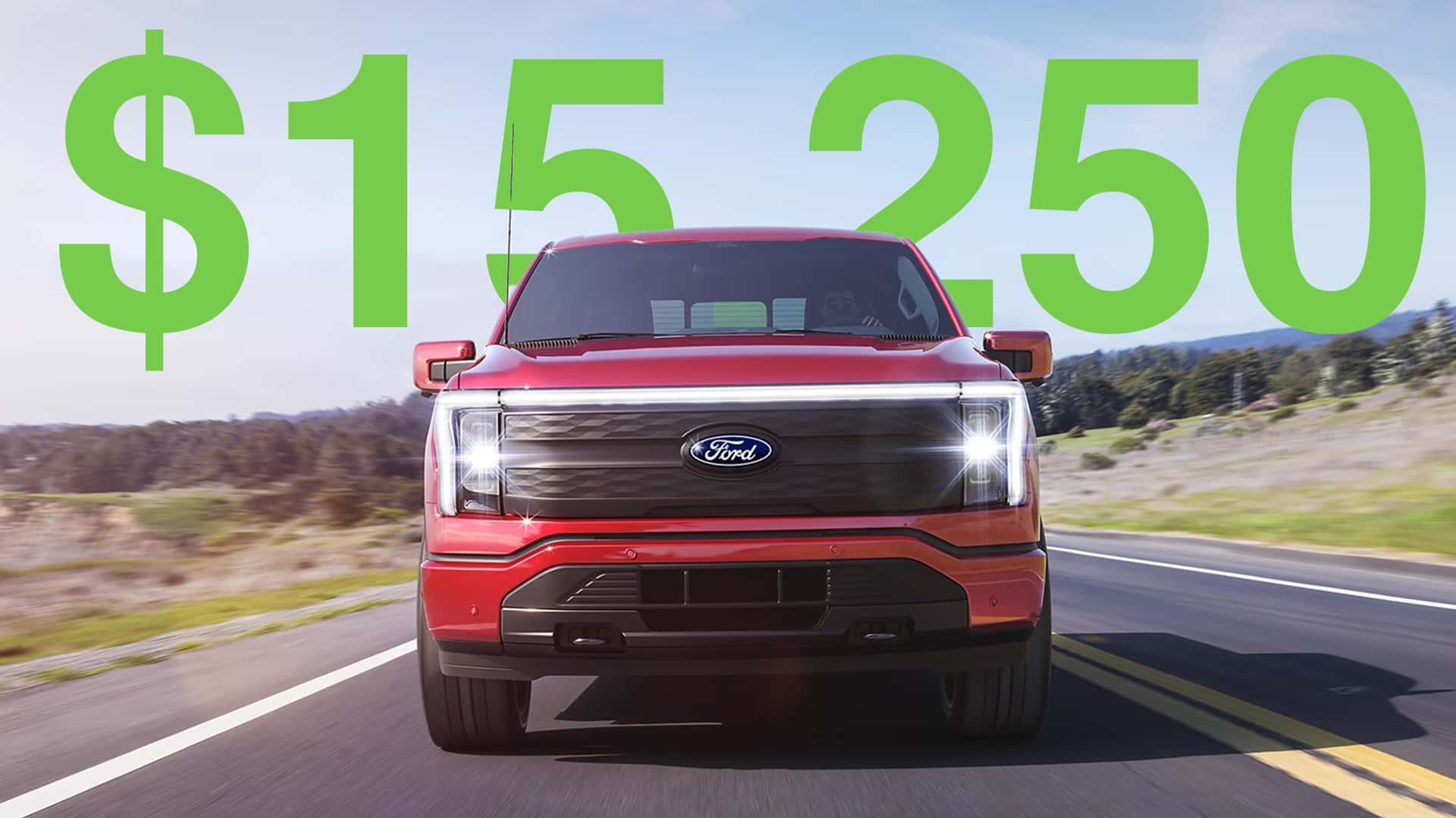 This Amazing Ford F-150 Lightning Lease Deal Can Get You Up To $15,250 Off