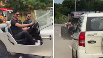 'Raajneeti Ho Ya Sadak, Hum Har Jagah Apni Chaal Chalate Hain': Rajasthan Dy CM's Son Makes Reel In Open Jeep With...