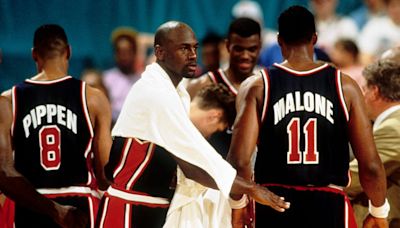 “Pick on Somebody Your Own Size”: Karl Malone Revisited How Michael Jordan Reacted To Taunt From Jazz Owner