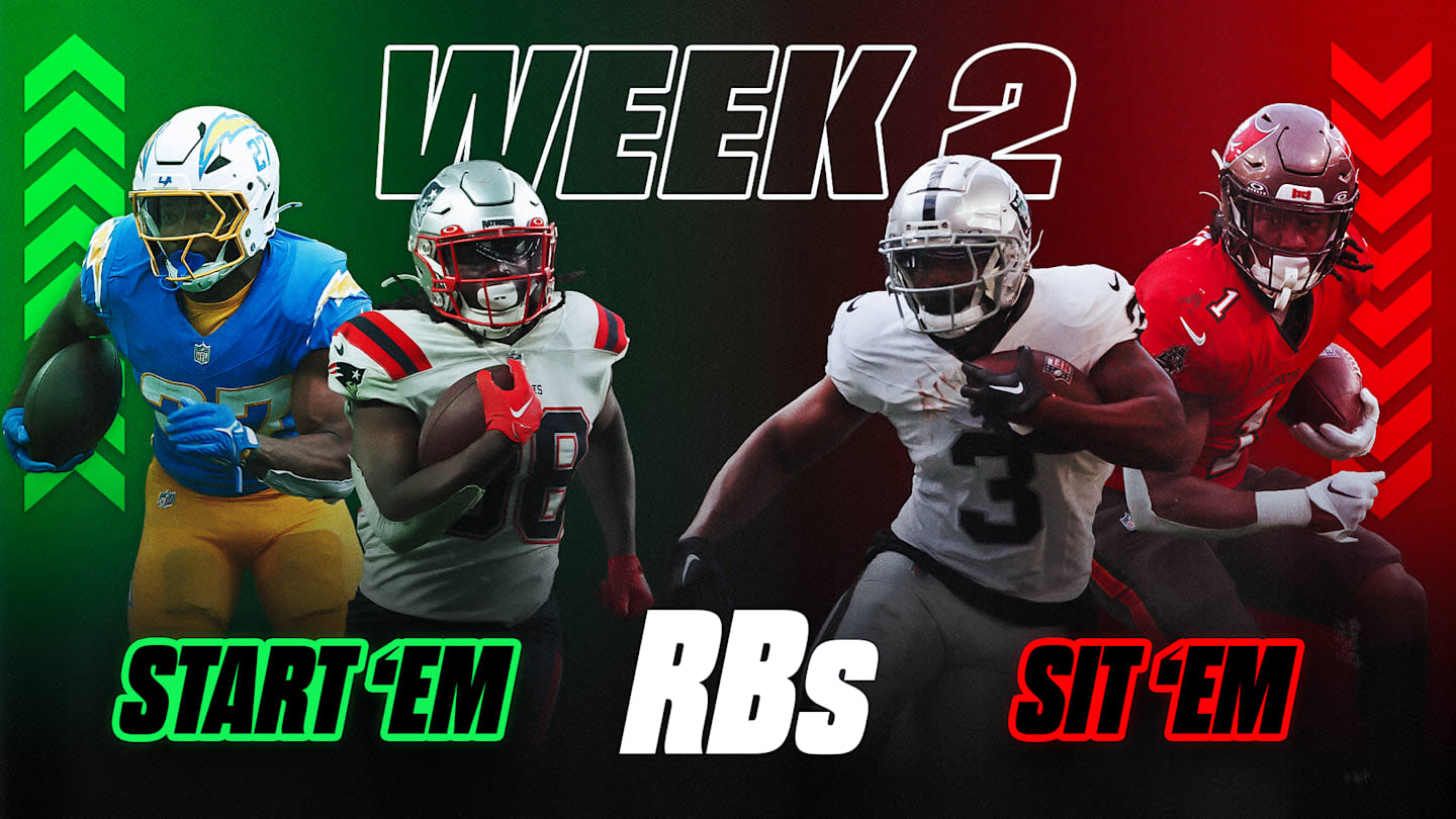 Running Back Start 'Em, Sit 'Em Picks For Fantasy Football Week 2