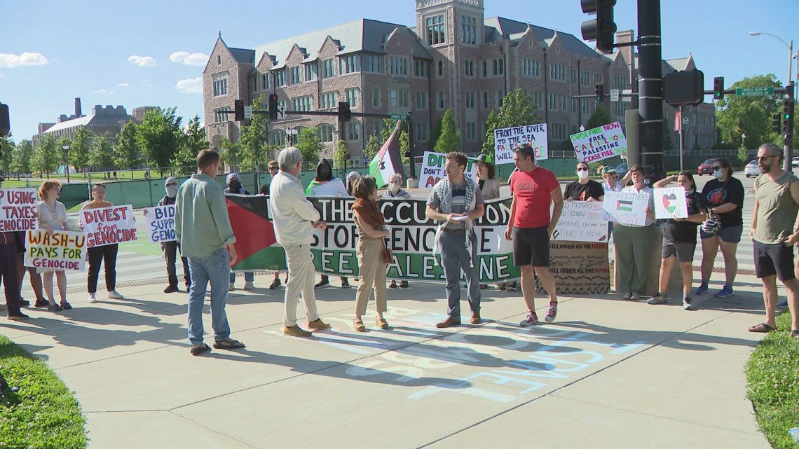 Suspended Washington University professors speak out more than 2 weeks after pro-Palestinian protests