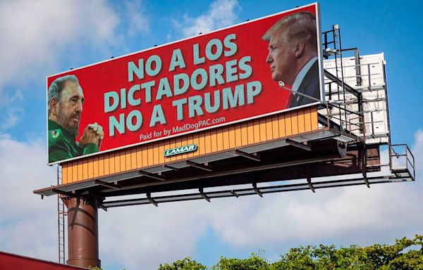 PAC behind 'dictator' billboard comparing Trump to Fidel Castro says more is coming