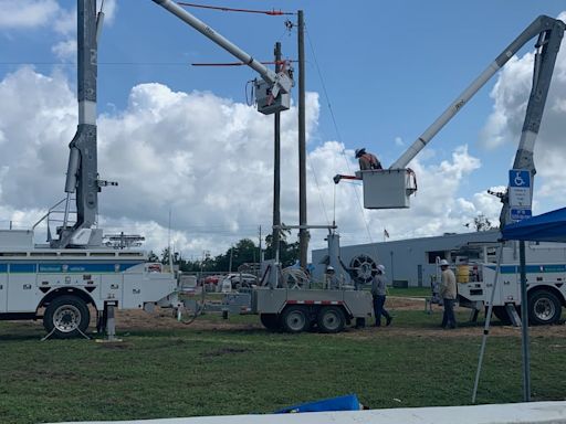 Florida Power & Light preparing for hurricane season, showcasing efforts to increase safety