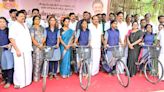 Food and Civil Supplies Minister inaugurates cycle distribution for the academic year