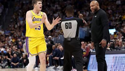 Austin Reaves seemingly begged Lakers' Darvin Ham to sub in as the Nuggets took charge late in Game 5