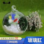螃蟹王國手工DIY創意玻璃迷你缸 小吊瓶配飾容器 微景觀玻璃瓶缸