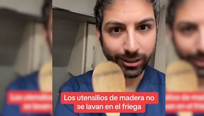 Un farmacéutico explica por qué nunca debes lavar los utensilios de cocina de madera en el lavavajillas: “Si tienes utensilios de madera, no los metas en el friega”