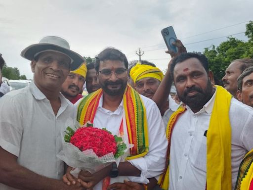 TDP MLA Kondru Murali Mohan promises four-lane road between Vizianagaram and Rajam