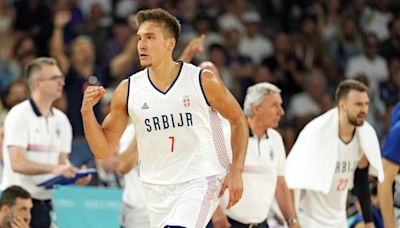 Bogdan Bogdanovic's Carmelo Anthony Shot Celebration Goes Viral in Serbia-USA Semifinals Matchup