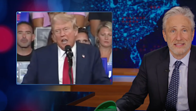 Jon Stewart mocks Trump for still being hung up on Biden: ‘He’s not coming back, Donald’