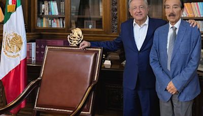 AMLO se reúne en Palacio Nacional con Jesús Martín del Campo, diputado de Morena en la CDMX | El Universal