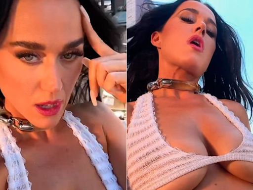 Katy Perry exibe corpão em biquíni ousado e fãs reagem: “Mãe tá on!”