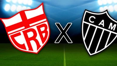 CRB X Atlético-MG na Copa do Brasil: onde assistir ao vivo, horário e escalação