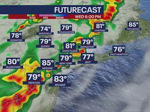 NYC severe weather alert: Heavy rain, damaging winds threaten NY, NJ, CT l Forecast