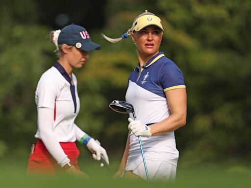 2024 Solheim Cup Sunday singles scores: Charley Hull gives Europe big early win with rout of Nelly Korda