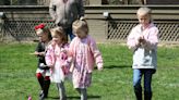 Droves of Easter lovers roll their eggs at Hayes home grounds