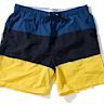 Loose-fitting shorts worn by men for swimming and other water activities Comes in various lengths and styles Popular among men