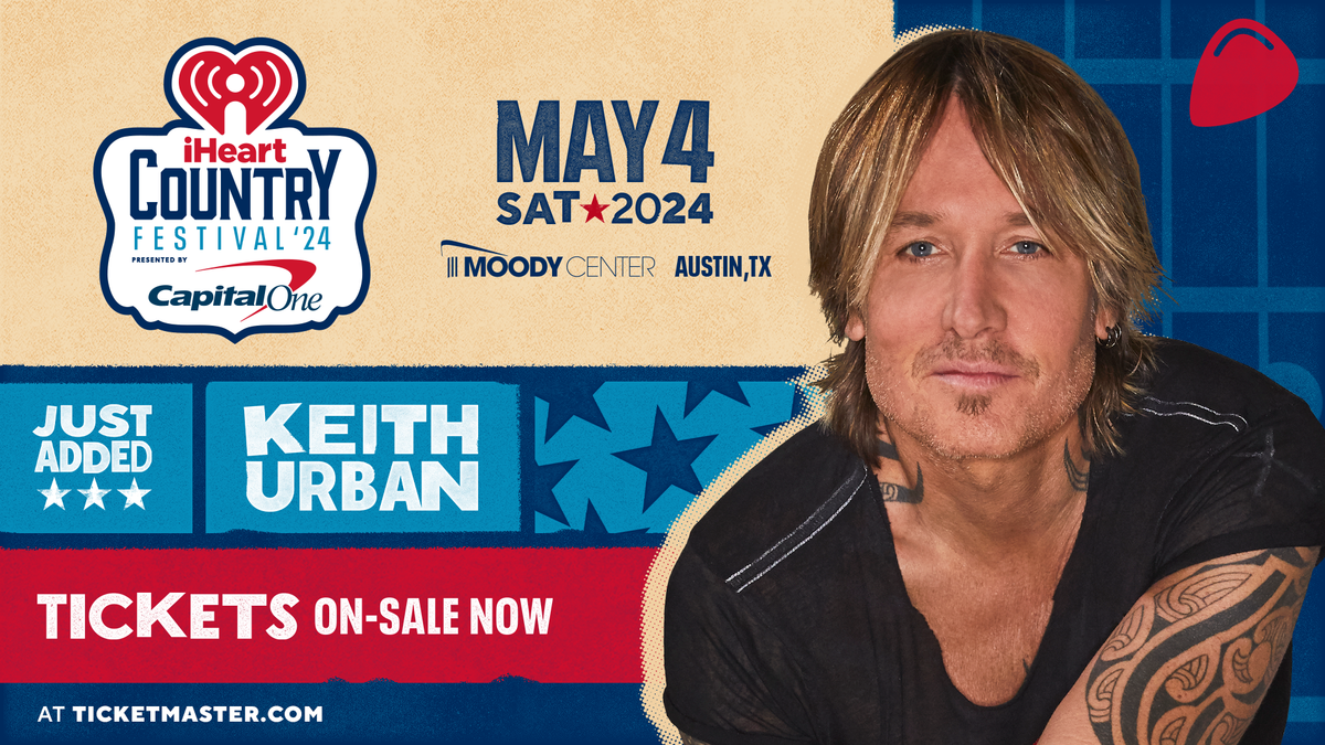 Keith Urban To Join Star-Studded 2024 iHeartCountry Festival In Texas — See The Full Lineup | iHeartCountry Radio