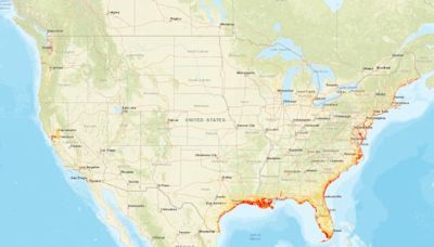 El mapa que muestra las ciudades de EE.UU. con mayor riesgo de inundaciones por el aumento del nivel del mar