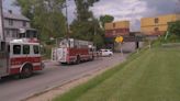 Person injured after being hit by train on railway bridge in Cincinnati