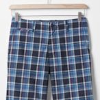 【天普小棧】GAP Plaid everyday shorts(10inch)男生休閒短褲格紋短褲純棉33腰 現貨抵台