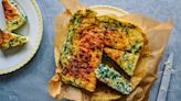 Spinach and cheese crustless quiche recipe