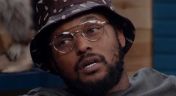 3. Schoolboy Q Wears a Patterned Bucket Hat and Glasses