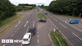 Two cars crash on Lincolnshire A1 during safety report filming