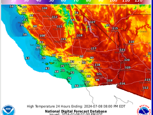 Map shows California cities break heat records amid soaring temperatures