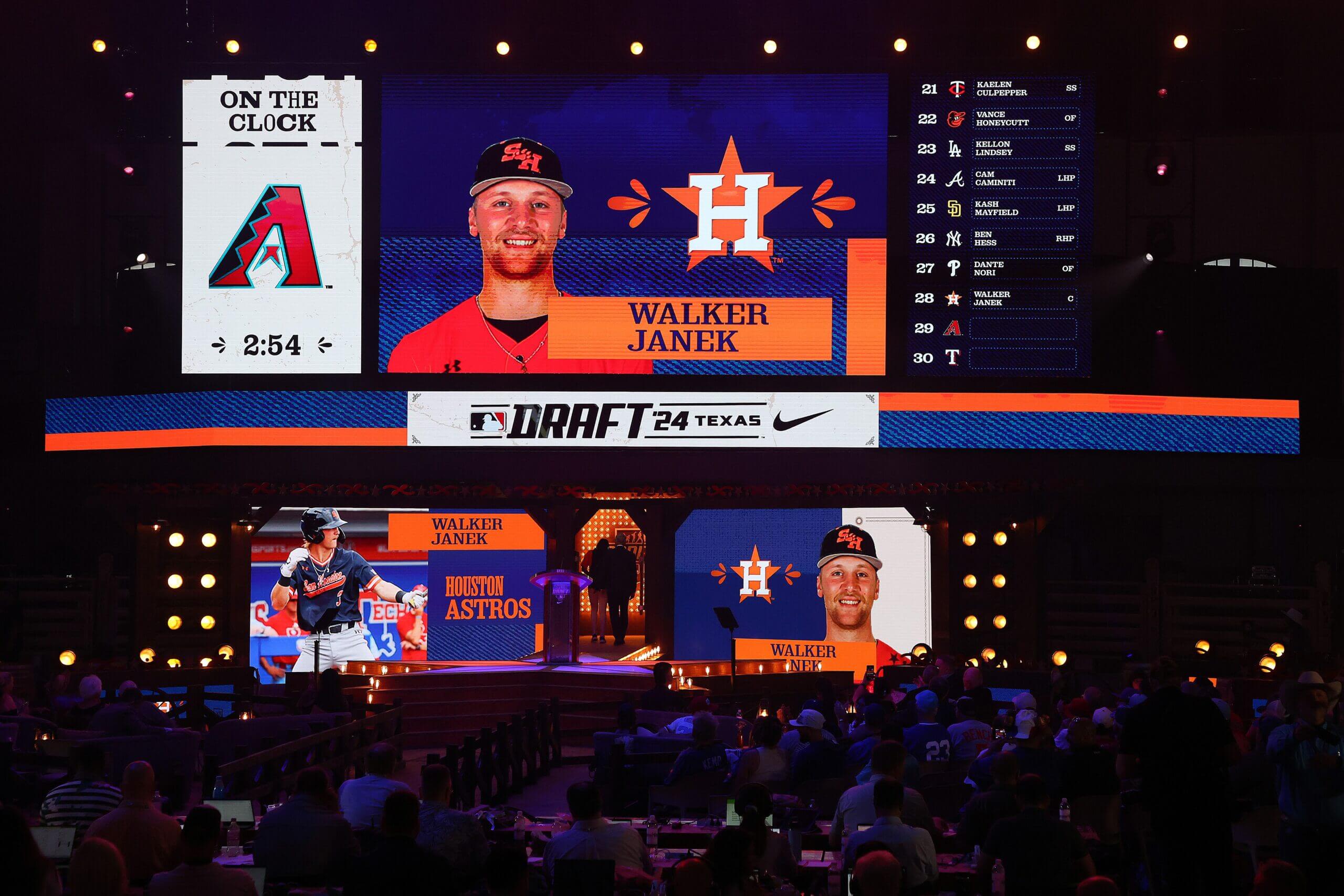 Astros get the 'perfect storm' with first-round pick Walker Janek