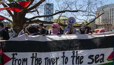 Estudiantes canadienses inician una acampada pro-Palestina en la Universidad de Toronto