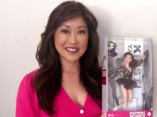Kristi Yamaguchi: Dorothy Hamill doll inspired me. I hope my Barbie helps others dream big.
