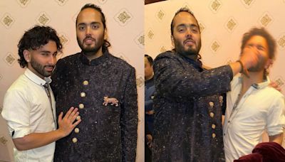 Anant Ambani and Radhika Merchant wedding: Groom caught nose-tugging Orry in new viral pictures