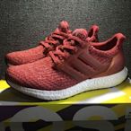 Adidas Ultra Boost 3.0 馬牌 酒紅女鞋 慢跑運動鞋 BA8927