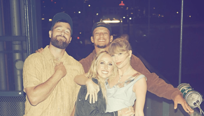 Brittany Mahomes shares pics with Taylor Swift and Travis Kelce overseas: 'A time was had'