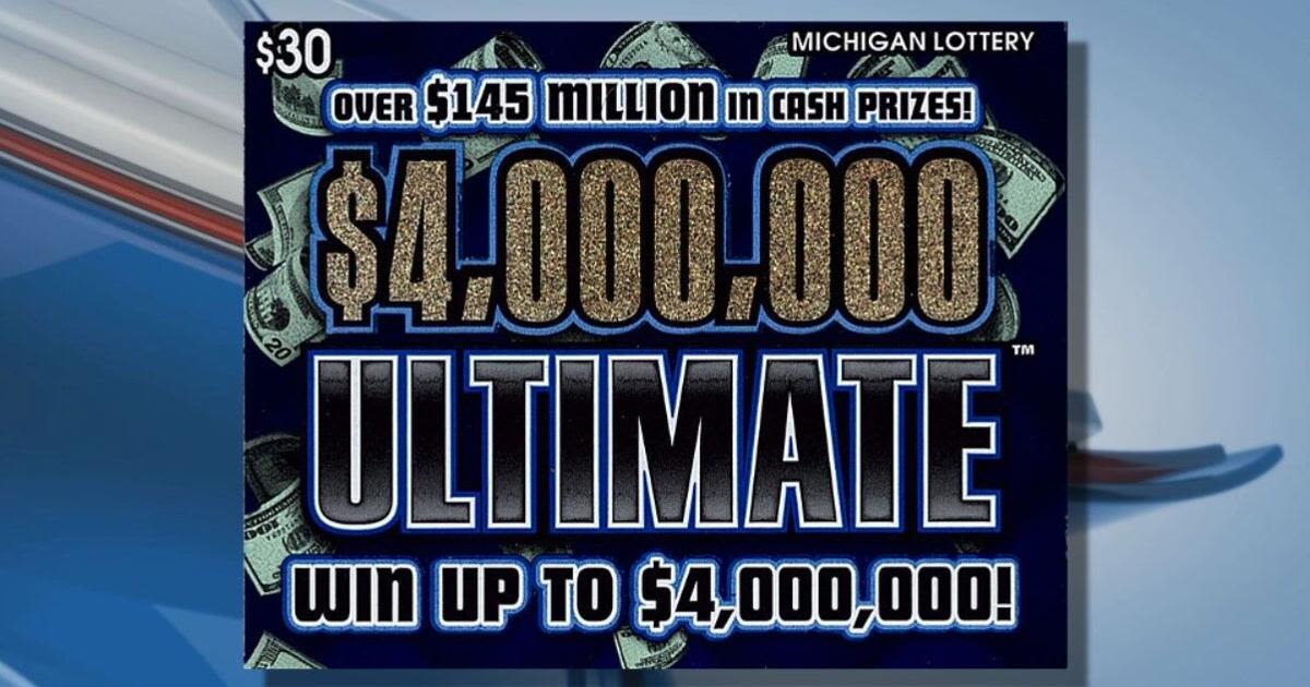 Saginaw man claims $4 million Michigan Lottery scratch-off prize