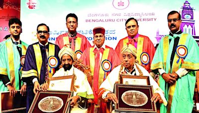 BM Education: BCU confers honorary doctorate to GR Vishwanath & MR Jayaram