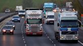 Police carry out spot checks to ensure HGV safety