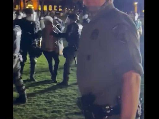 Dartmouth College professor arrested during campus protest