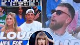 Travis Kelce booed while at NBA playoffs with Patrick, Brittany Mahomes as Taylor Swift takes Eras Tour to Spain