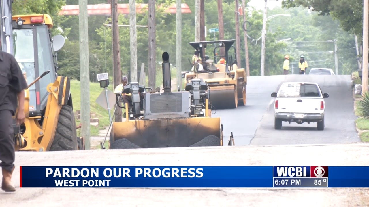 Smoother roads ahead in West Point - Home - WCBI TV | Telling Your Story