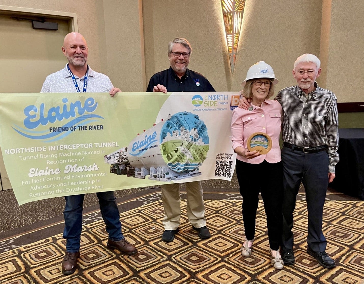 New tunnel boring machine named after environmental advocate Elaine Marsh