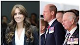 Prince William says Kate is feeling 'better' and 'would love to have been' at D-Day commemorations