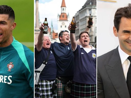 Euro 2024 round-up - Scottish antics, bold Ronaldo claim, Federer chimes in