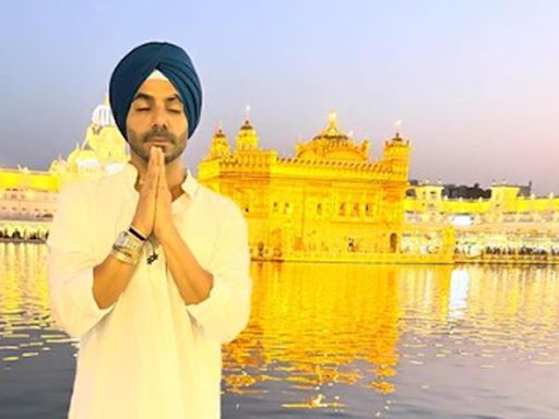 Aparshakti Khurana shares pictures from visit to Golden Temple