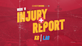 Final injury report for Chiefs vs. Chargers, Week 11